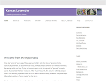 Tablet Screenshot of kansaslavender.com